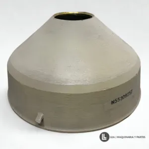 MANTLE, REPUESTOS PARA TRITURADORA, REFACCIONES TRITURADORA DE CONO, CONE CRUSHER, MANGANESO PARA TR
