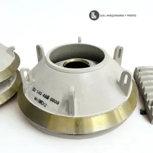 BOWL LINER, REPUESTOS PARA TRITURADORA, REFACCIONES TRITURADORA DE CONO, CONE CRUSHER, MANGANESO PAR