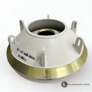 BOWL LINER, REPUESTOS PARA TRITURADORA, REFACCIONES TRITURADORA DE CONO, CONE CRUSHER, MANGANESO PAR